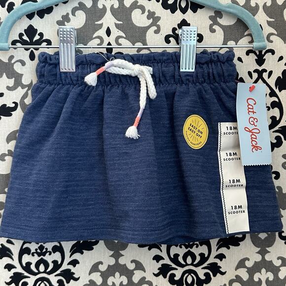 Cat & Jack Girls 18M Summer 3pc Set, Tank Top,‎ Eyelet Lace Short, Scooter Skit - Picture 7 of 14